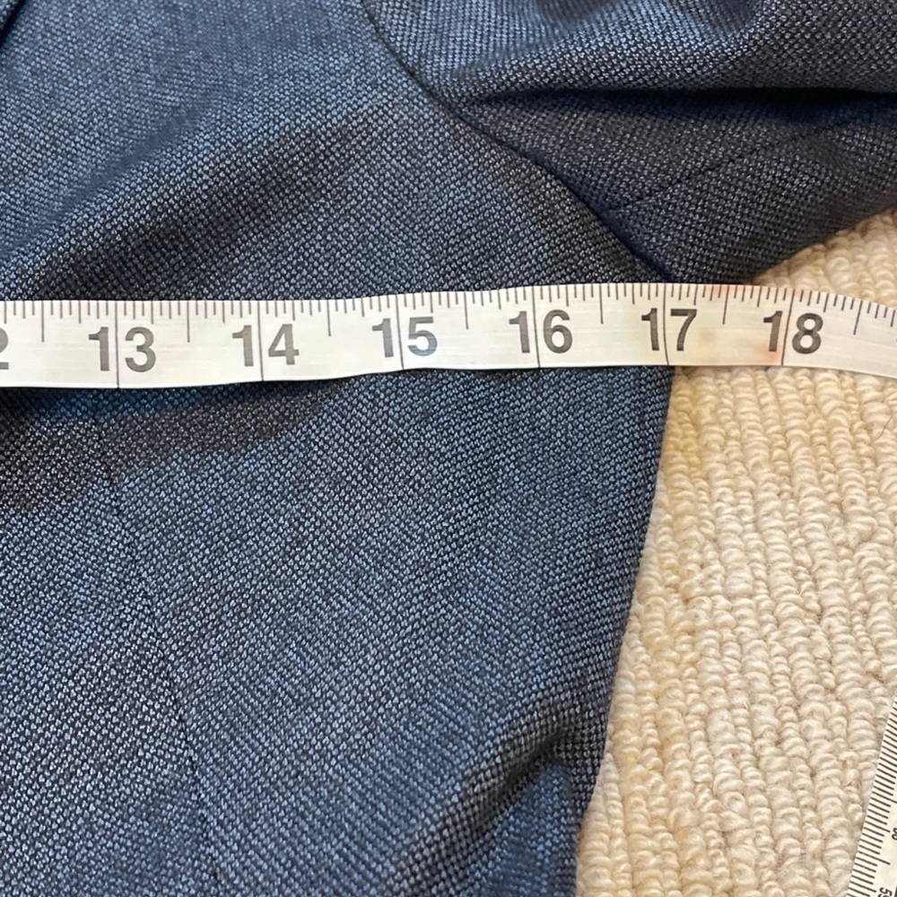 Zara Basic Collection Womens Small Navy Textured … - image 7